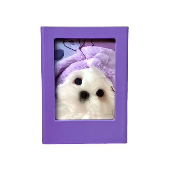 DIY Photo Frame Refrigerator Magnet 3-Inch Picture Holder Decorative Fridge Magnet Home Kitchen Office Whiteboard