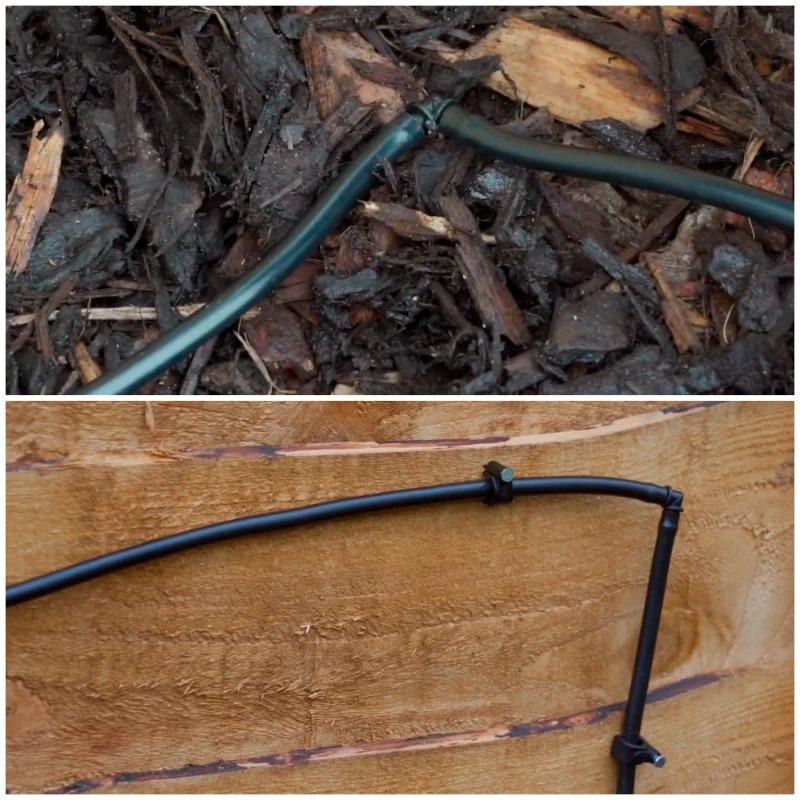 400/200 шт. Соединители для садового орошения, Капельное орошение, Ёршовые соединители, Универсальные ёлочные тройники, Подходят для капельной трубки 1/4 дюйма (Тройник 4/7 мм)