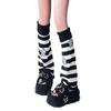 Женские гетры в японском стиле Kawaii, шерстяные вязанные длинные гетры, свободные высокие носки