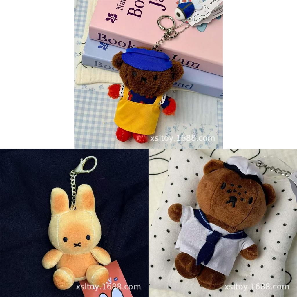 Miffy Navy Themed Plush Doll With Soft Material For Children And Giftgiving