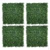 4x Панели из искусственной травы Забор для уединения 20" x Декор для дома и улицы День рождения Сад