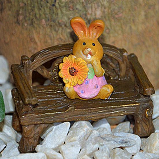 Прочная, яркая, практичная, широко применяемая миниатюрная скамейка, декоративный мини-мир, сказочный сад