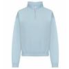 Awdis Womens/Ladies Quarter Zip Crop Sweatshirt
