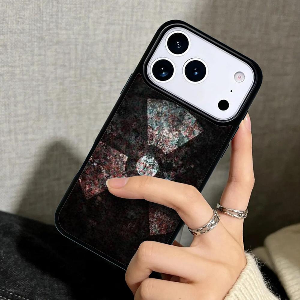 Capa Case for iPhone 17 Air 16 Pro Max 15 Plus 11 13 Mini 14 12 Back Phone Cover Nuclear Radiation Warning Sign