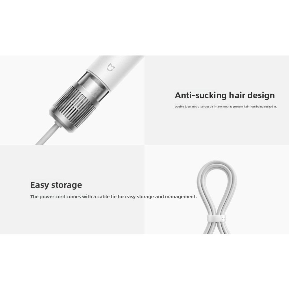 Xiaomi Высокоскоростной фен H501, Уход за волосами с отрицательными ионами, Быстрая сушка за 2 минуты, Низкий уровень шума, Легкий 345 г, Различные цвета