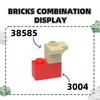 125 шт./лот 3004 1x2 Основные Строительные Блоки Детали Moc Совместимые с Кирпичиками DIY Конструктор Игрушки Сборка для Детей Подарок