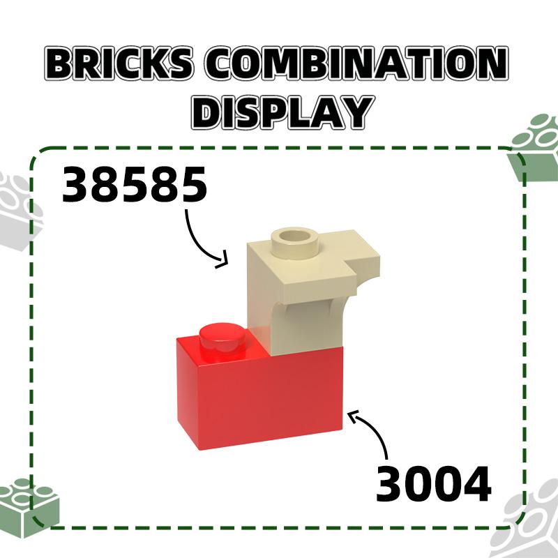 125 шт./лот 3004 1x2 Основные Строительные Блоки Детали Moc Совместимые с Кирпичиками DIY Конструктор Игрушки Сборка для Детей Подарок