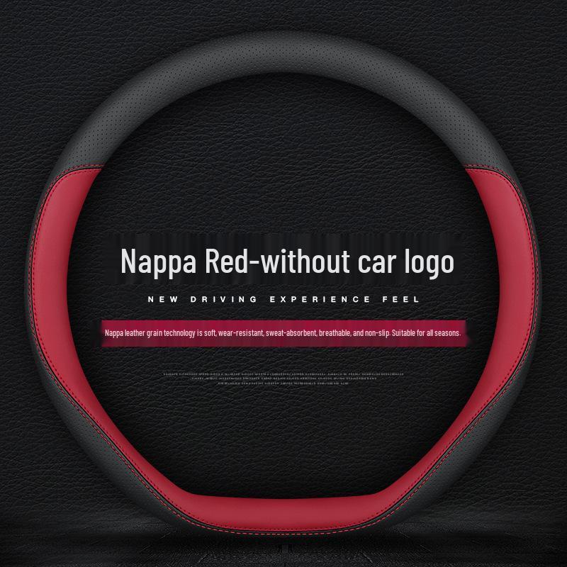 VW Steering Wheel Covers Compatible with Lavida, Sagitar, T-Roc, Polo, Tayron X, Magotan, Tiguan L, Bora, Lamando - Fits New & Old Models.