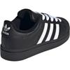 adidas Originals Superstar 2 Устойчивые к истиранию Низкие Детские скейтбордические кроссовки Черные Детские JI0214