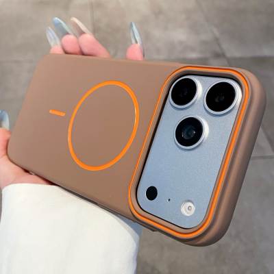 Роскошный силиконовый магнитный чехол для телефона для iPhone 18 17 16 Pro Max 15 14 Pro 13 12 Plus Для Magsafe Беспроводная Защитная задняя крышка
