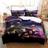 3 In 1 Total Drama Bedding Set Funny Cartoon Adventure Theme Soft Breathable Fabric Bedroom Home Gift