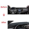 Подходит для Toyota Corolla 2014 2015 2016 2017 2018 Автомобильный коврик на панель приборов Покрытие панели приборов Подушка DashMat Солнцезащитный коврик Защитные коврики Аксессуары