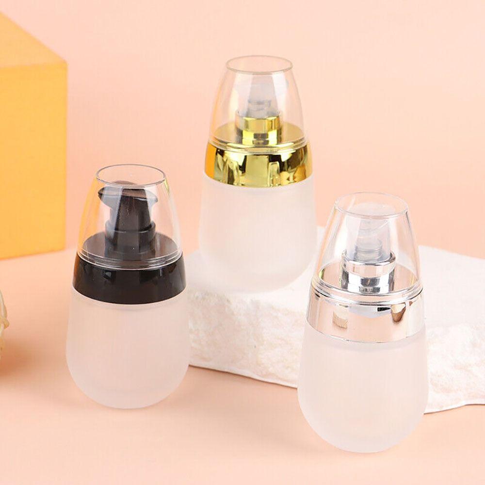 Frosted Glass Lotion Container Refillable Lotion Dispenser Multifunctional Lotion Bottle