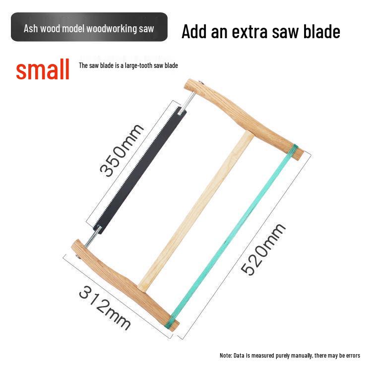 Винтажная бытовая уличная ручная пила для деревообработки - Старомодный инструмент рамная пила