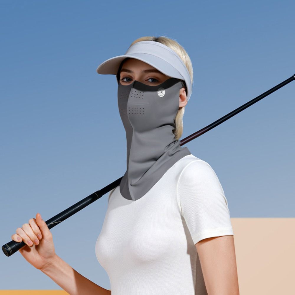 Ice Silk Sunscreen Face Mask Thin Half Face Cover New Face Cover Mask Cycling Bike Motorcycle