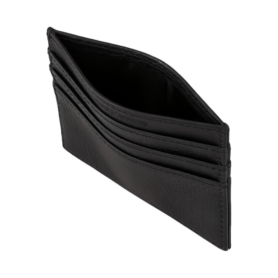 EMPORIO ARMANI Calfskin Wallet, Card Holder Men's Black Y4R173-Y068E-80001