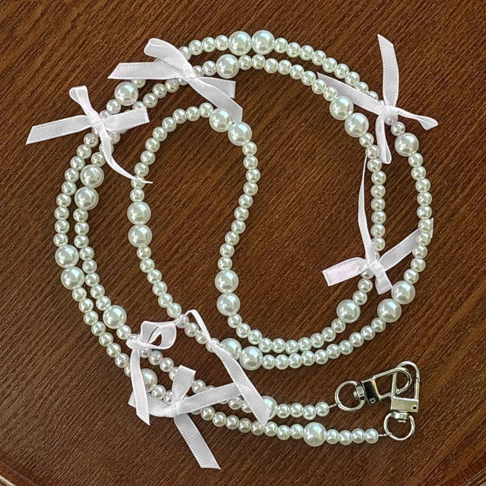 Bag Accessory Bowknot Phone Strap Hanging Decoration Phone Lanyard Wallet Necklace Chain  Wallet