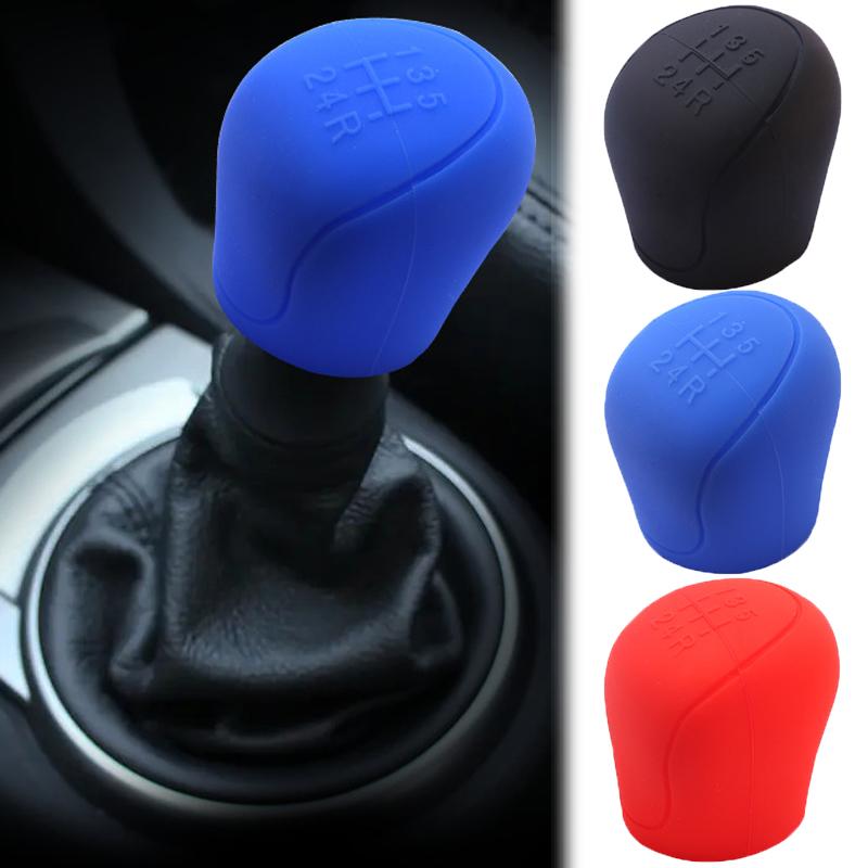 Universal Car Silicone Gear Shift Knob Cover Non-Slip Collars Gear Shift Non-Slip Grip Handle Protective Covers Car Accessories