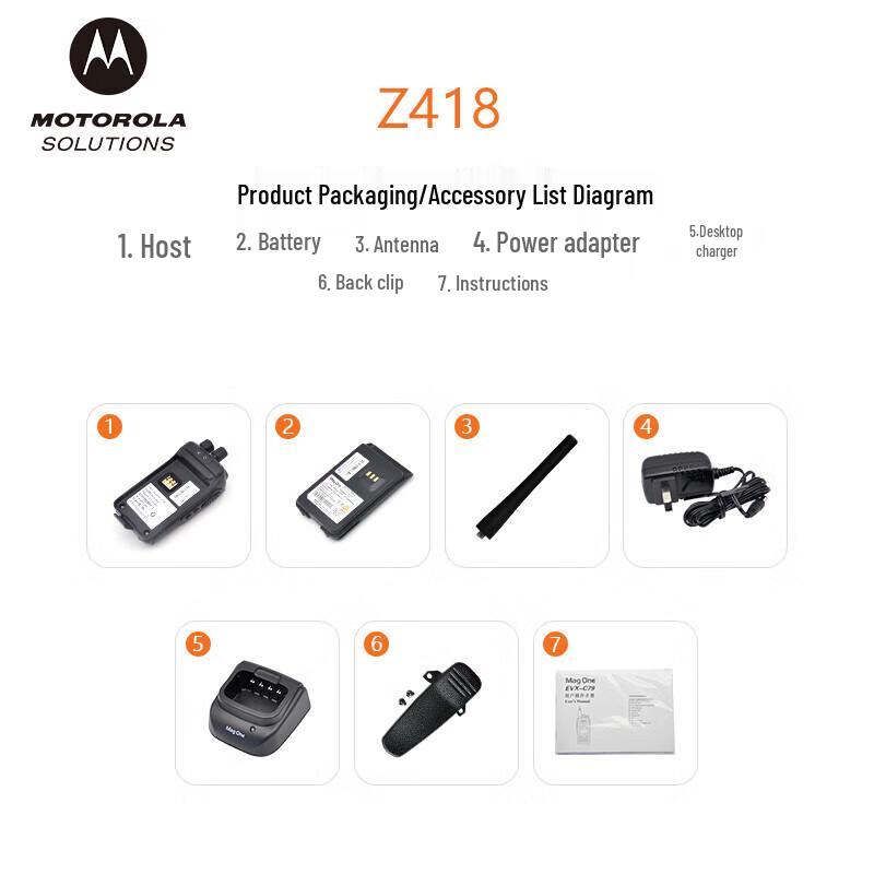Motorola Mag One Z418 Digital Commercial Walkie-Talkie (CN version)