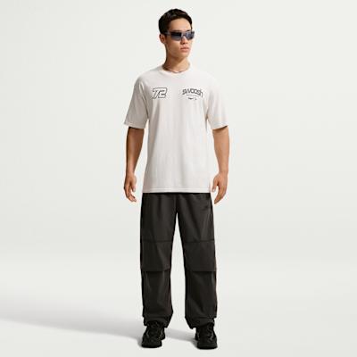 Nike T Shirts Men's Ecru Crew Neck