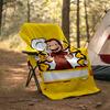 Curious George Theme Printed Blanket - Perfect for Couch, Bed, Travel & Outdoor Use | Machine Washable, Cozy & Durable.