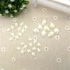 100Pcs Ivory Colour Drop Pearl Flatback Oval Rhinestone Beads Water Imitation DIY Pearls-scrapbooking