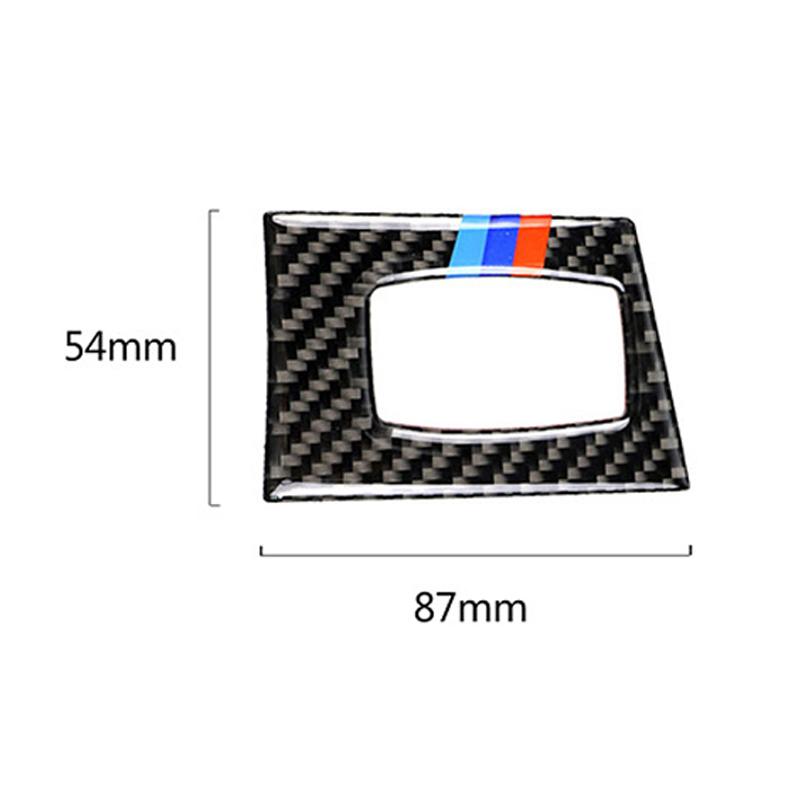 Углеродное волокно, автомобильный переключатель зажигания, крышка отверстия для ключа, внутренняя отделка, наклейка для BMW E90 E92 E93 3 серии 2005-13, автомобильные аксессуары