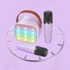Набор для караоке - SHOP-STORY - KARAOKIT_VI - Портативный - 2 беспроводных микрофона - LED