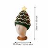 Colorful Handmade Beanie Knitting Hat Set X-mas Tree DIY Hand Crochet Hood Hat  Beginners