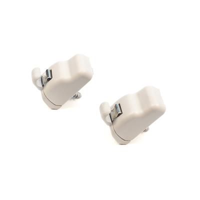 BCF5070 2 шт. Зажимы-держатели солнцезащитного козырька Крючок Фиксатор Светло-серый 735633192 для Fiat Tipo 356 Egea 2015-В