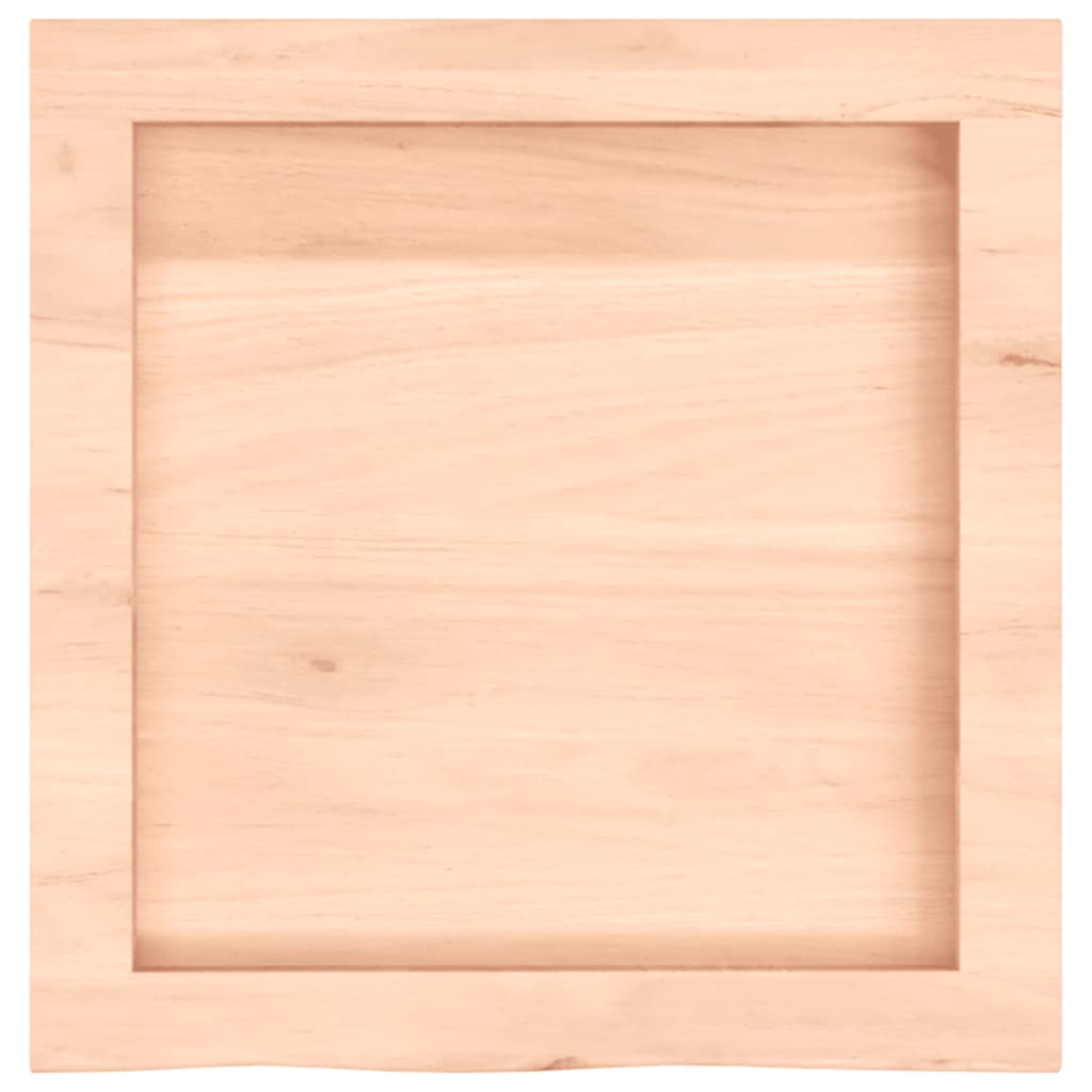 Solid Wood Washbasin Top 40 x 40 x (2 4) cm Untreated