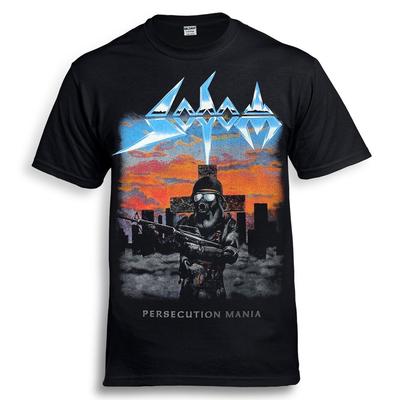 SODOM Мания преследований Черная футболка Kreator Destruction Унисекс футболка
