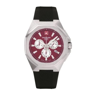 Typhoon Chrono Полиуретановый ремешок Бордовый циферблат Кварцевые 7005.9836 100М Мужские часы