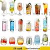Boyiduo 18-Piece Mixed Glass Cocktail Set