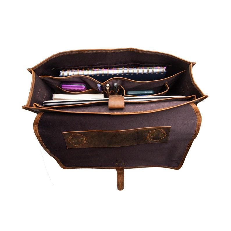 Handmade Buffalo Leather Messenger Cross-Body Laptop Bag Office Handbag Briefcase Rustic Vintage Messenger Bag for Men Women Valentine Gift