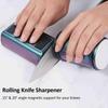 Rolling Knife Sharpener   Knife Sharpening Tool with Diamond and Ceramic Discs for Steel of Any Hardness, 15 and 20