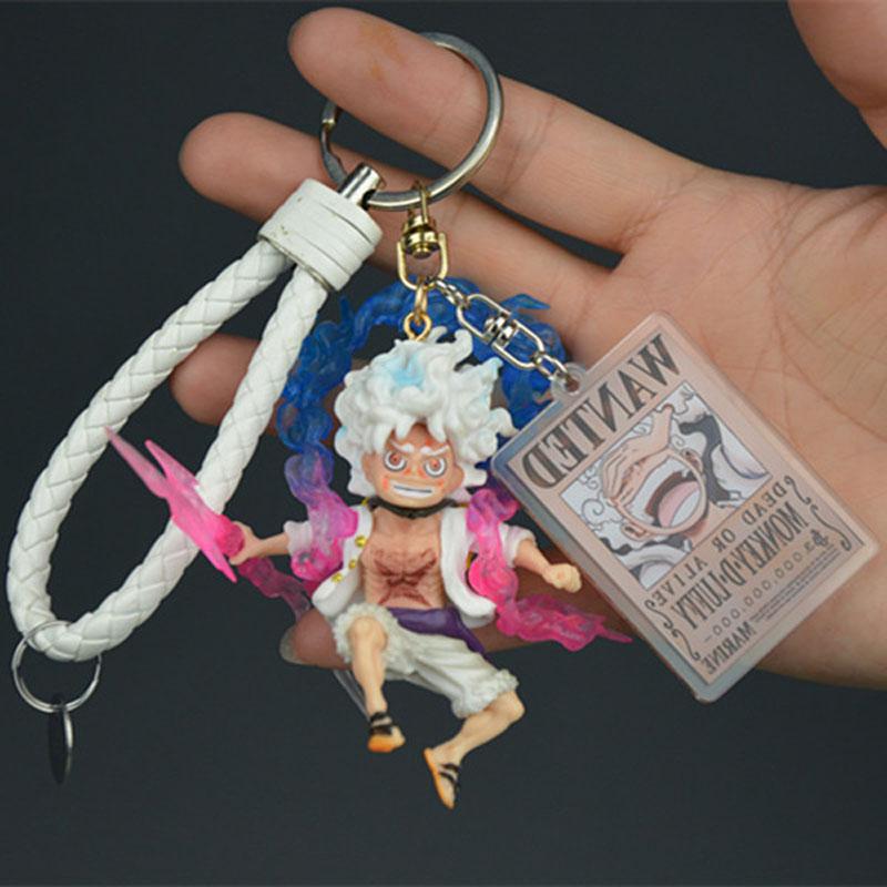 Аниме One Piece Gear 5 Фигурка Луффи Подвеска Брелок Кукла Подвеска Игрушка Украшение Подарок Красивый Дизайн Прочный