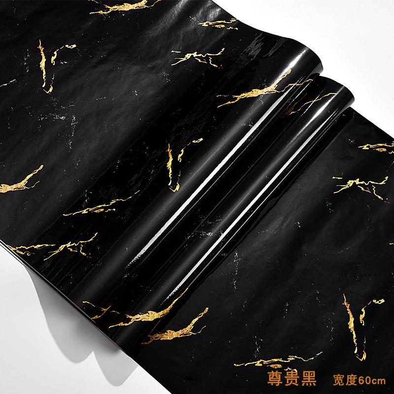 60см X1/3/5/10м Самоклеящиеся обои для стен Водонепроницаемые Маслостойкие Фольга Мраморный Декор Наклейка Кухня Ванная Ремонт Декоративные