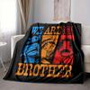 1pc ONE PIECE Soft Skin-Friendly Flannel Blanket with Digital Printing, Various Sizes Available for Family, Friends, Birthday