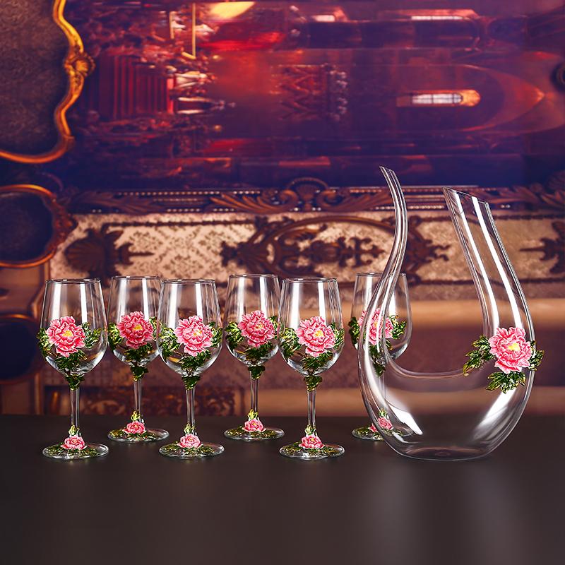 Бокал для красного вина, набор бокалов, хрустальный бокал, винный графин, фляга, диспенсер для вина, барная посуда, наборы для вина, изысканные подарки
