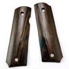 1Pair 1911 Grips Natural Wenge Wooden Textured Handle Grips Patch Custom Grips CNC Non-slip Handle Patches Handle Grips
