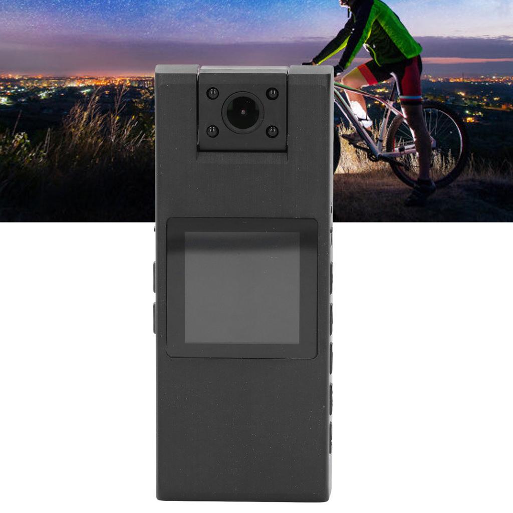 Small Camera Video Recorder 4K Back Clip Infrared Night Vision Portable Wearable Camera for Cycling