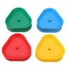 Triangle Shaped Cards Playing Holder 4 Colors Round Edge Spring Design Poker Holder for Adults Children
