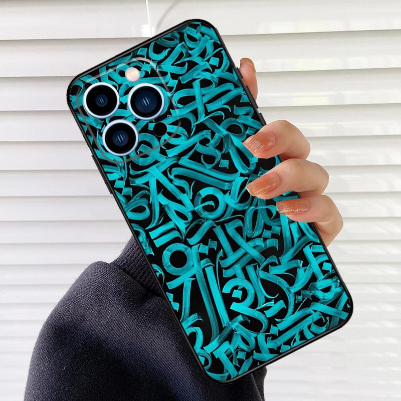 Чехол для телефона Pokras Lampas Art Graffiti для iPhone 17 16 15 13 11 12 14 Pro Max mini 15 16 Plus 16e 17 Air Cover Fundas