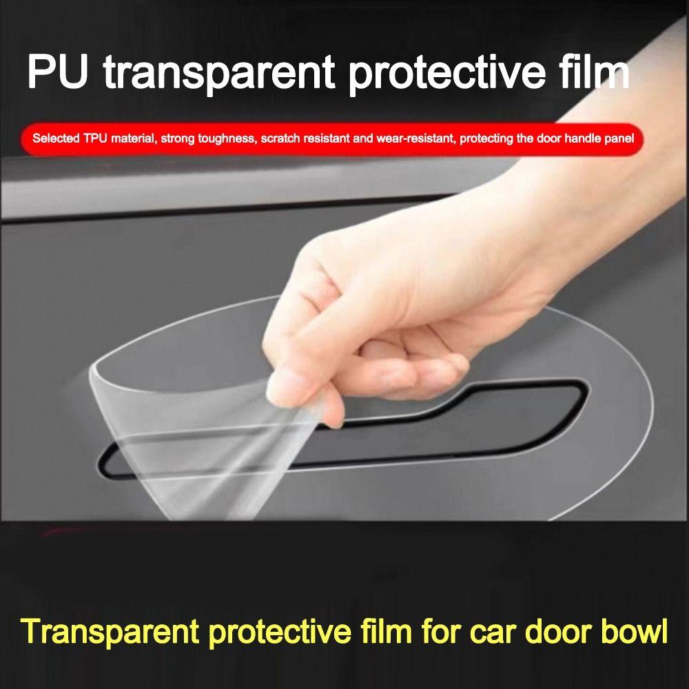 4pcs Scratch-Proof Car Door Handle Protector for Tesla Model 3/Y Juniper Launch 2025