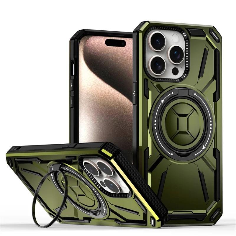 Для iPhone 15 Pro Max чехол-бампер с подставкой, прочный защитный чехол для iPhone 14 13 12 11 Pro Max 15 14 Plus