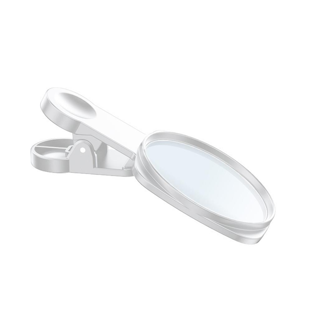 Зеркало для селфи, компактное зеркало для телефона, универсальный зажим для телефона, совместимый с iPhone 14/13/12/11