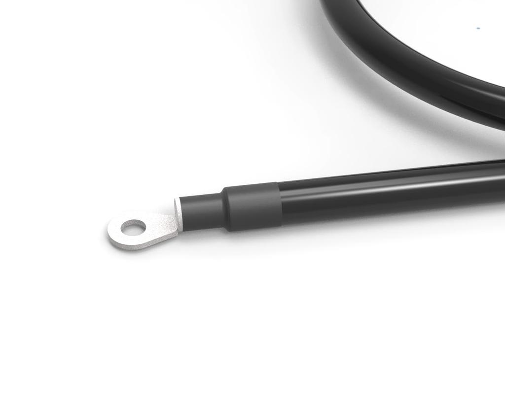 Кабель питания для инвертора SHIERLENG 16мм² 6 AWG с клеммным разъемом, 50см