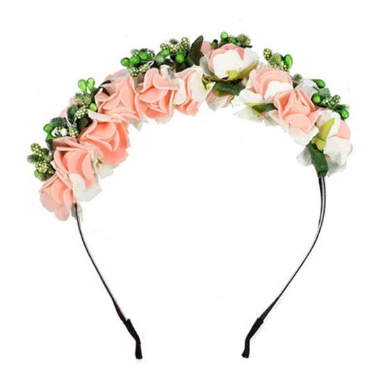 Женская повязка на голову с цветочным принтом в стиле бохо, гирлянда, фестиваль, свадебная повязка для волос