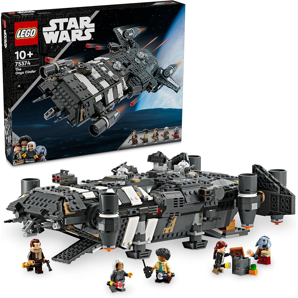 LEGO Star Wars Onyx Cinder 1325 Pieces Building Toy for Kids Ages 10-12 Space Skeleton Crew Model